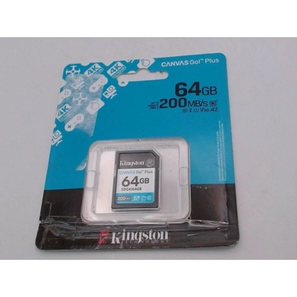 SDG4-64GB Canvas Go SD Card, BRAND NEW, SEALED